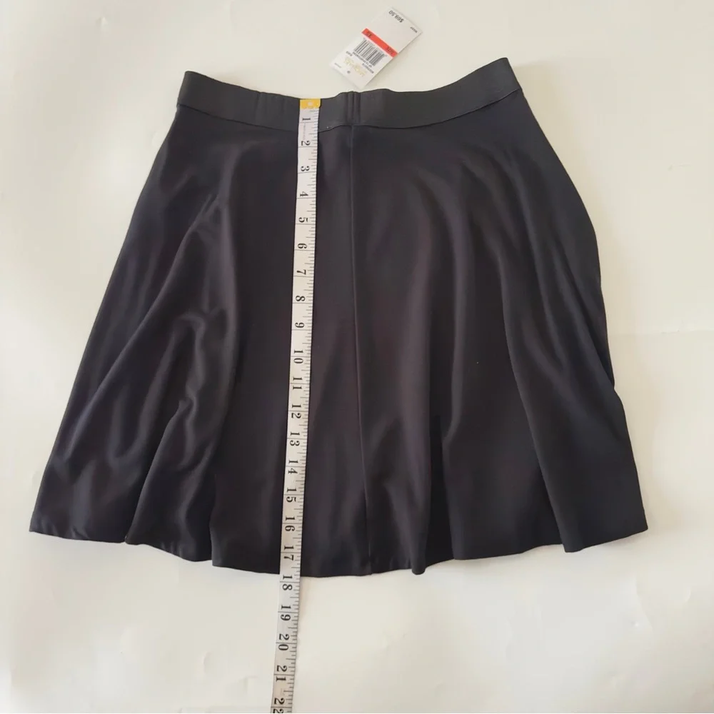 Michael Kors Black Mini Skater Skirt with Elastic Waistband, Women’s Casual XS - Picture 6 of 6